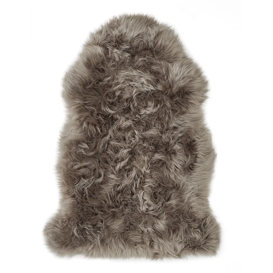 Sheepskin Wool Brown Rug