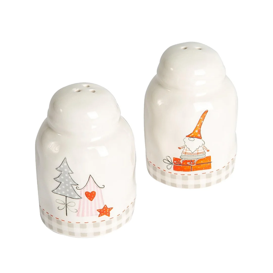 Patchwork 4 Piece Salt and Pepper Shaker Set