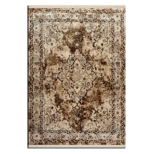Caskey Flatweave Brown/Beige Rug