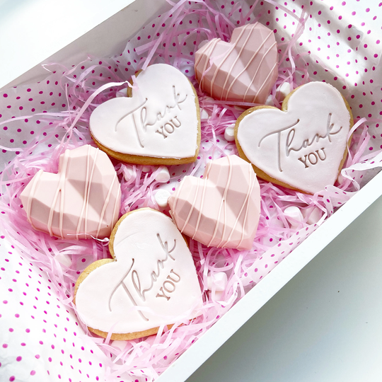 Thank You Biscuit & Chocolate Treat Box | Gift Gifts For Her Him Them Couples
