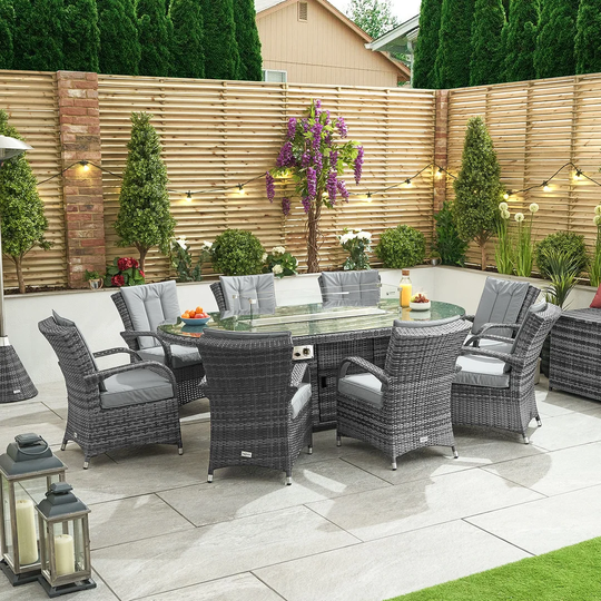Antrel 8 Seater Dining Set