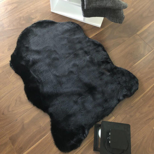 Ferris Flatweave Black Rug