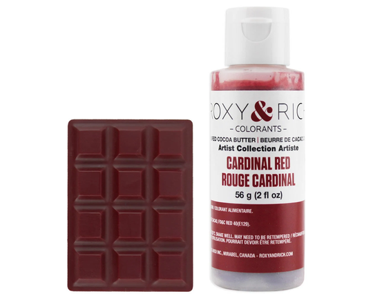 Cardinal Red Colored Cocoa Butter - High Quality Cocoa Butter Allowing You To Create Vibrant & Colorful Chocolates