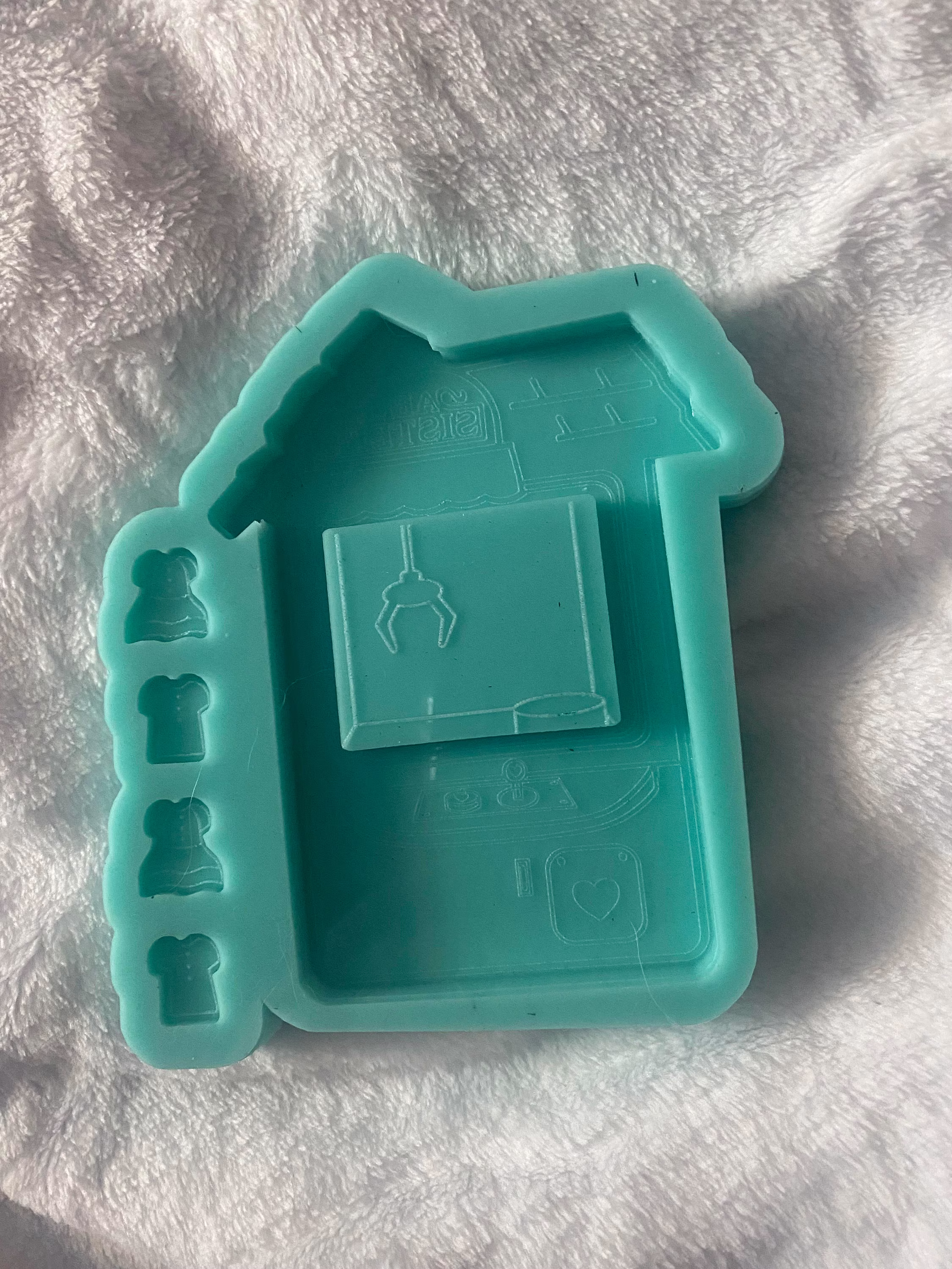 Ac Able Sisters Claw Machine Silicone Mold For Epoxy Resin Crafts Molds Supplies Kawaii Crafting Casting Gifts