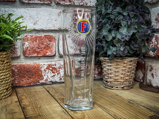 Engraved Fosters Pint Glass. Personalised With Your Message. Great For Dad Or A Lover