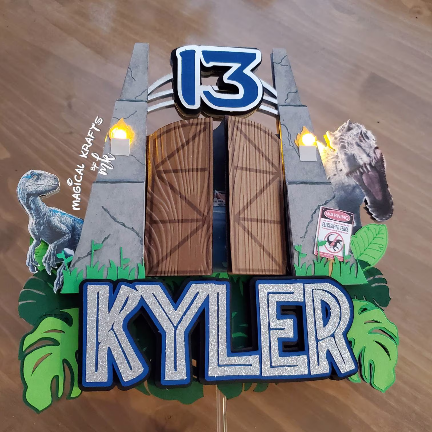 Jw Cake Topper 3D/Opt Lights(Customize
