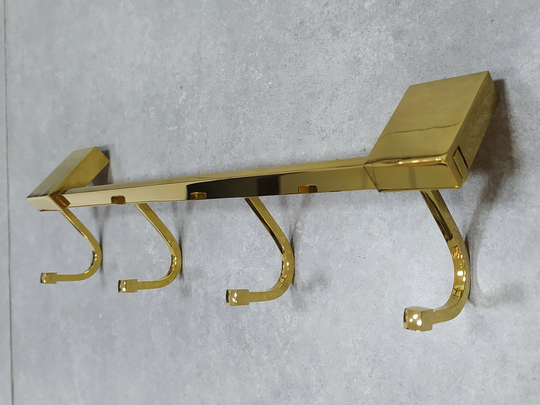 3 Or 4 Hook Wall Mounted Rack-Coat Bathroom Robe Towel Holder-Gold Antique Black Chrome Modern Accessories-Gift-Free Shipping