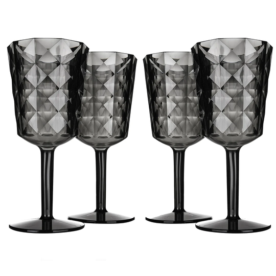 Prism 320ml Plastic Red Wine Glass