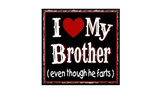 Funny Brother Gift I Love My Even Though He Farts Refrigerator Magnet Country Kitchen Decor