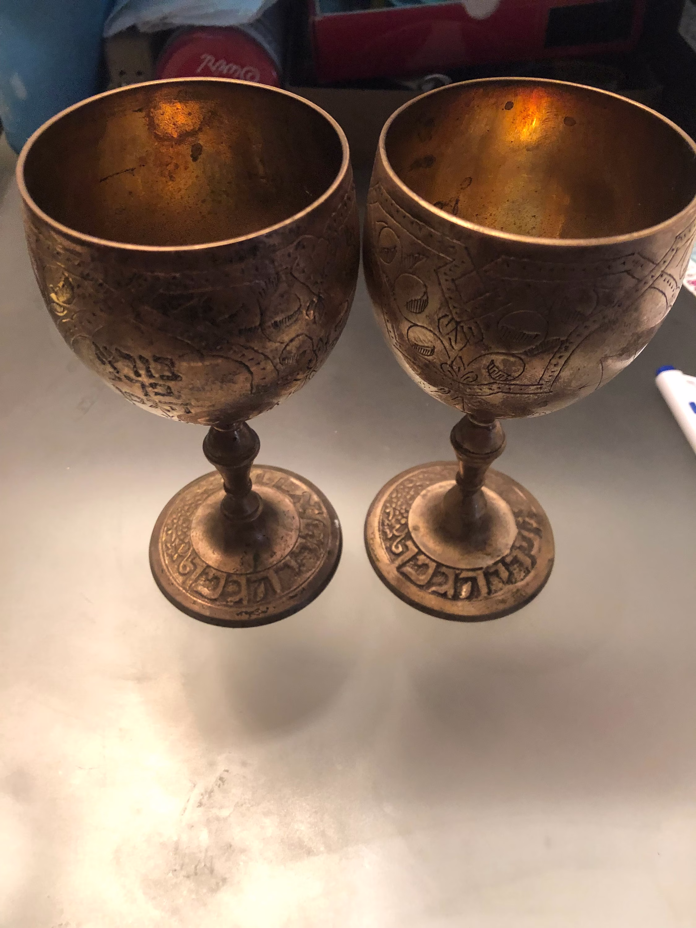 Pair Of Vintage Very Old 5 3/4