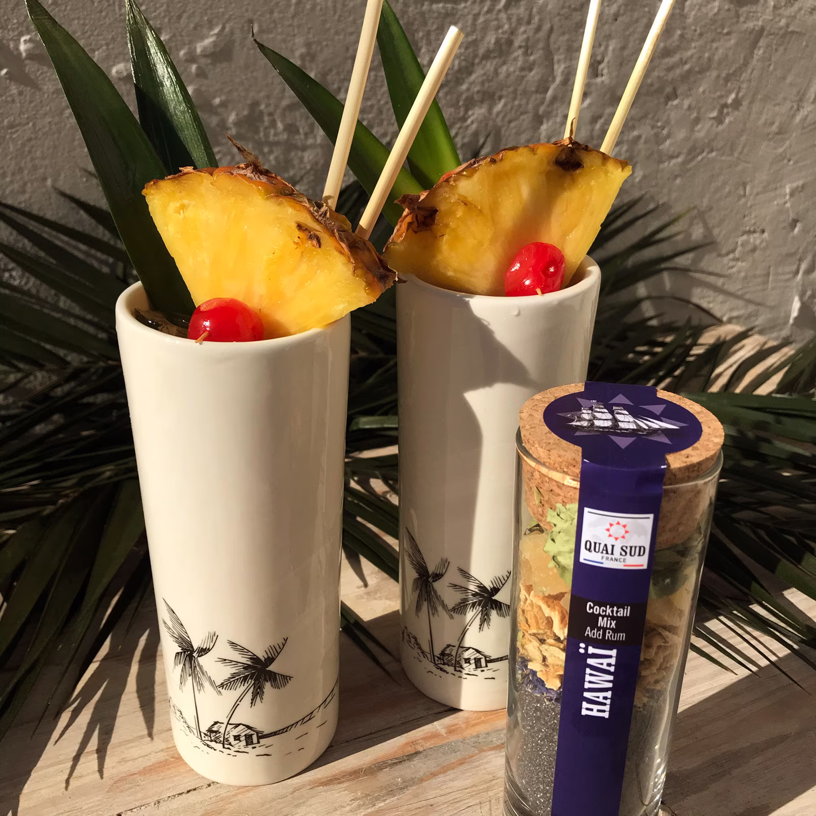Hawaii Tiki Mug Gift Set