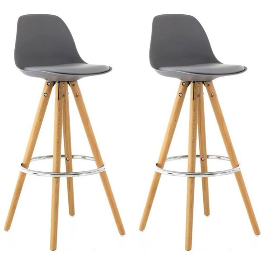 Circus Bar Chair (Set Of 2) Gray