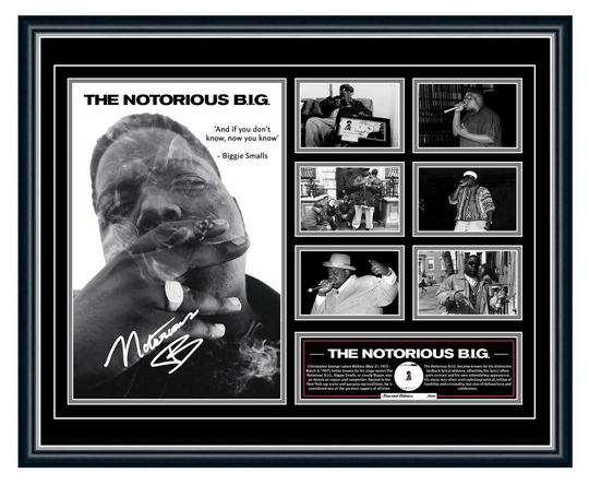 The Notorious Big Biggie Smalls Hypnotise Signed Photo Limited Edition Framed Memorabilia