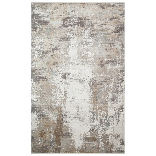 Dulcia Machine Woven Light Grey Rug