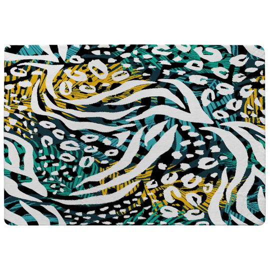 Oldaker Shaggy Green/Yellow/White Area Rug