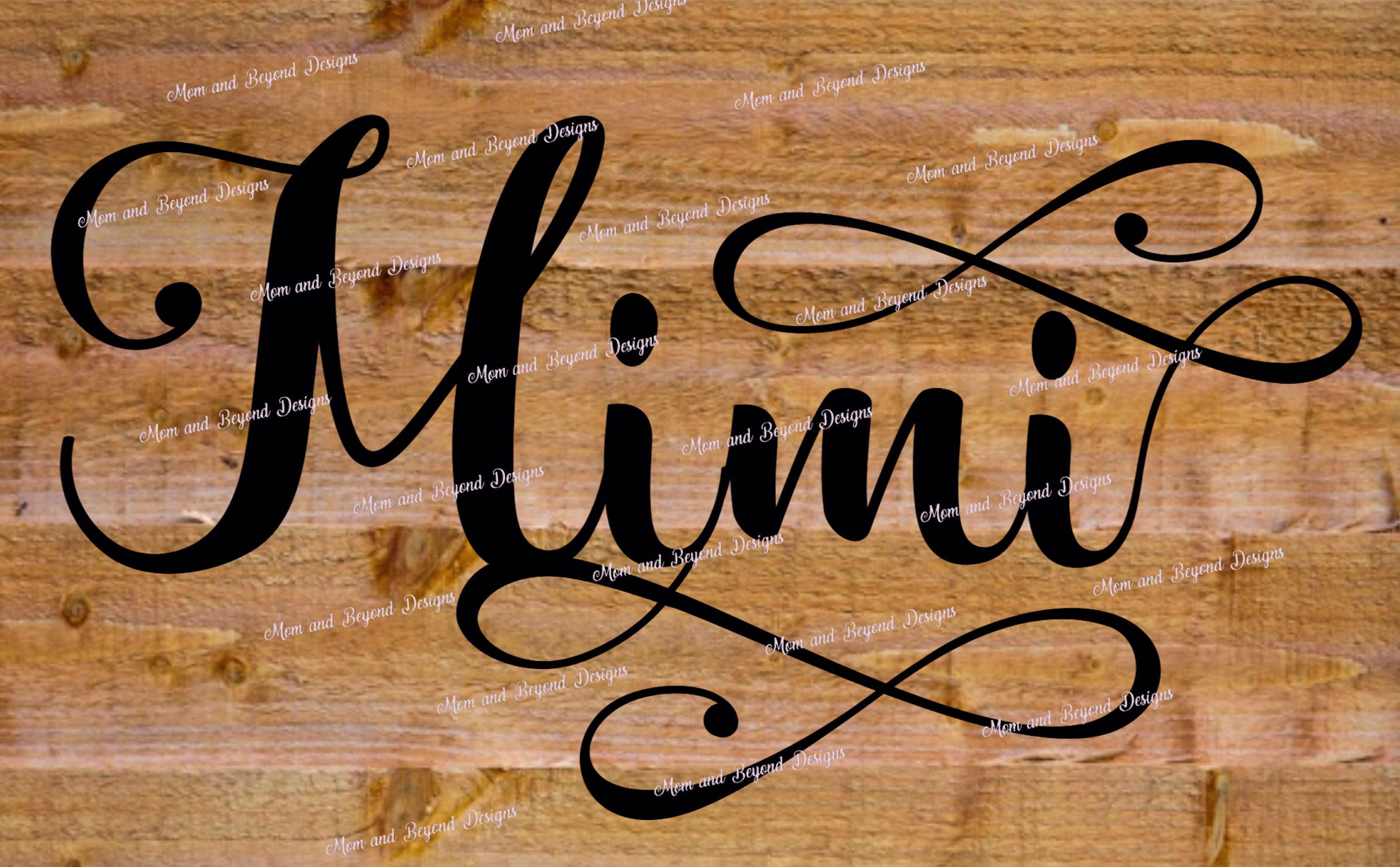 Mimi Vinyl Decal/Grandma Diy Christmas Ornament Sticker, Tumblers, Travel Mug, Wine Glass, Signs