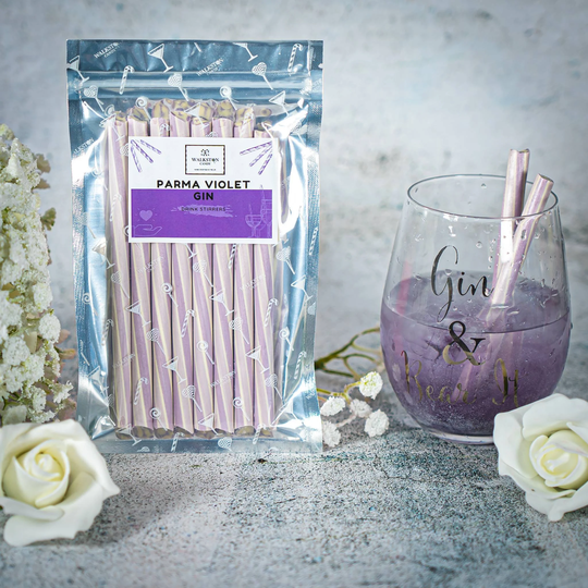 Parma Violet Gin Drink Stirrers, Lollipops, Birthday Gift, Valentine's Alcoholic Sweets, Lover, Gift For Her, Hen Party