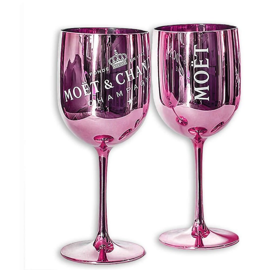 (1) Moet & Chandon Ice Imperial Acrylic Champagne Glasses - Pink