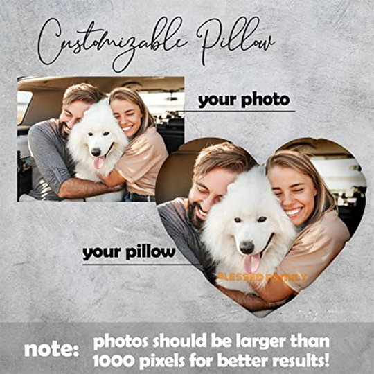 Personalized Photo Diy Cushion Custom Image Heart Shape Pillow Celebrities Stuffed Toys For Home Sofa Decorate