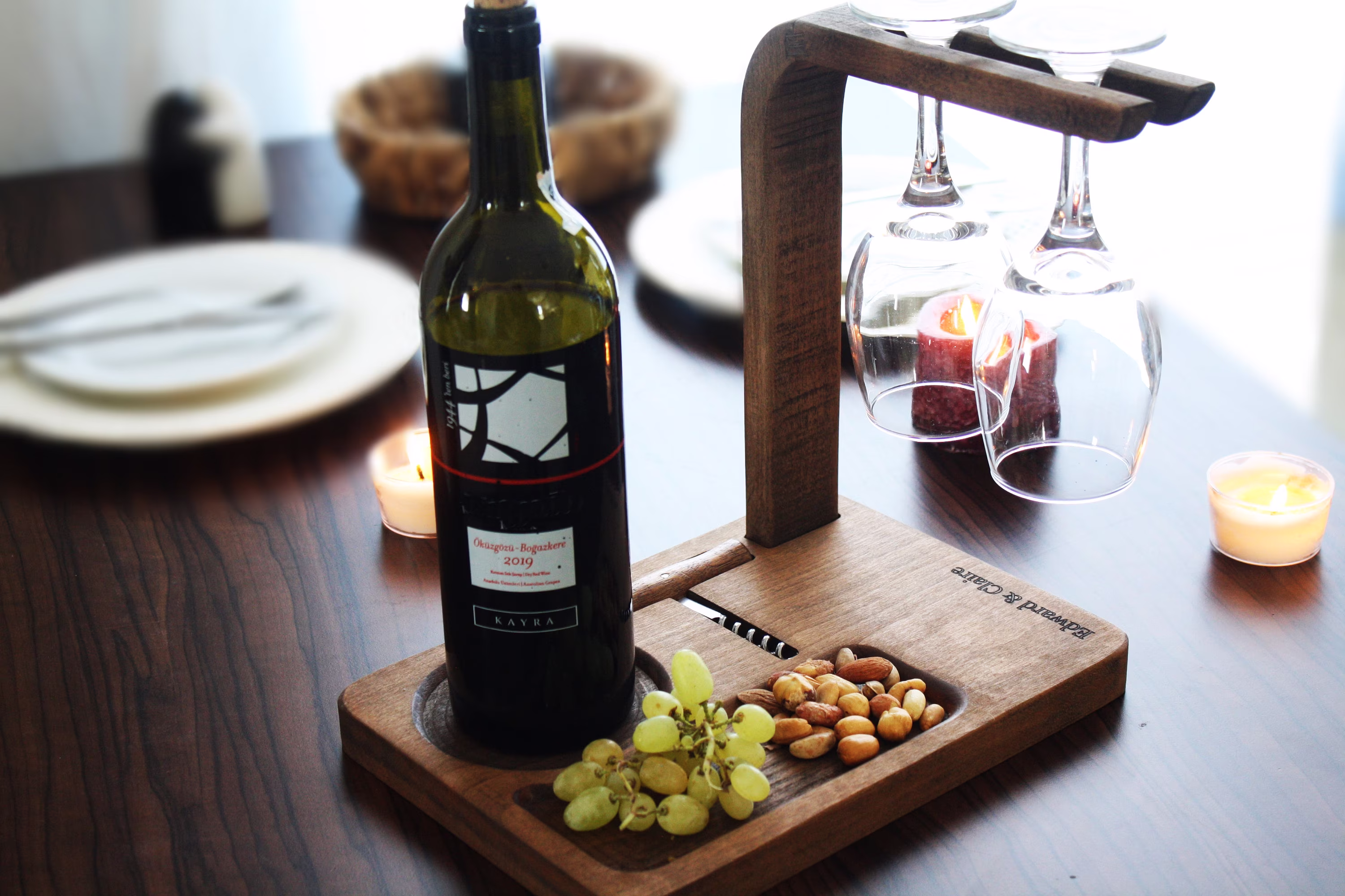 Wine Stand, Home Gift, Christmas Gift, Gift For Couples, Dear Gift, Anniversary Gift, New Home Gift, Romantic Gift, Gift Family , Birthday Gift