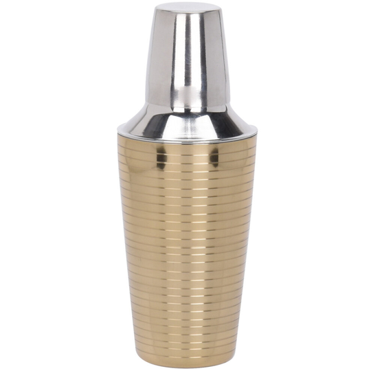 (Gold & Silver Stainless Steel) Bartender Cocktail Shaker Drinks Mixer Alcohol