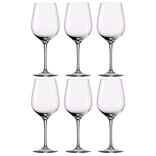 (6) 400ml Crystal Red Wine Glasses Set 2/4/6 French Cristal D'Arques Dinner Party