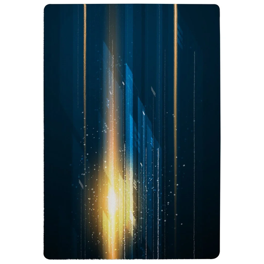 Upton Speed Movement Designer Shaggy Navy/Yellow Rug