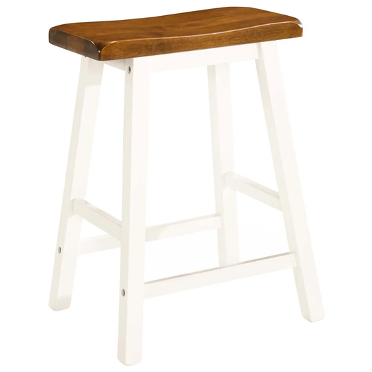 Bar Stools Set Of 2 Solid Wood