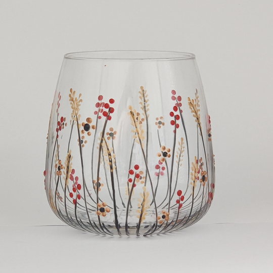 Hand-Painted "Autumn Meadow