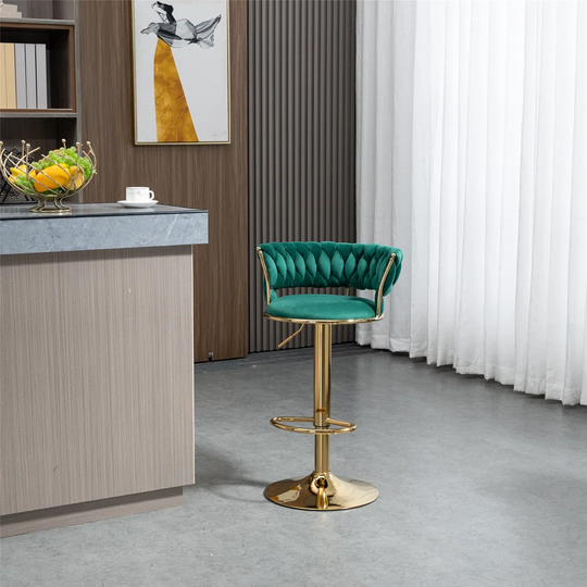 Ahmer Height Adjustable Swivel Bar Stool