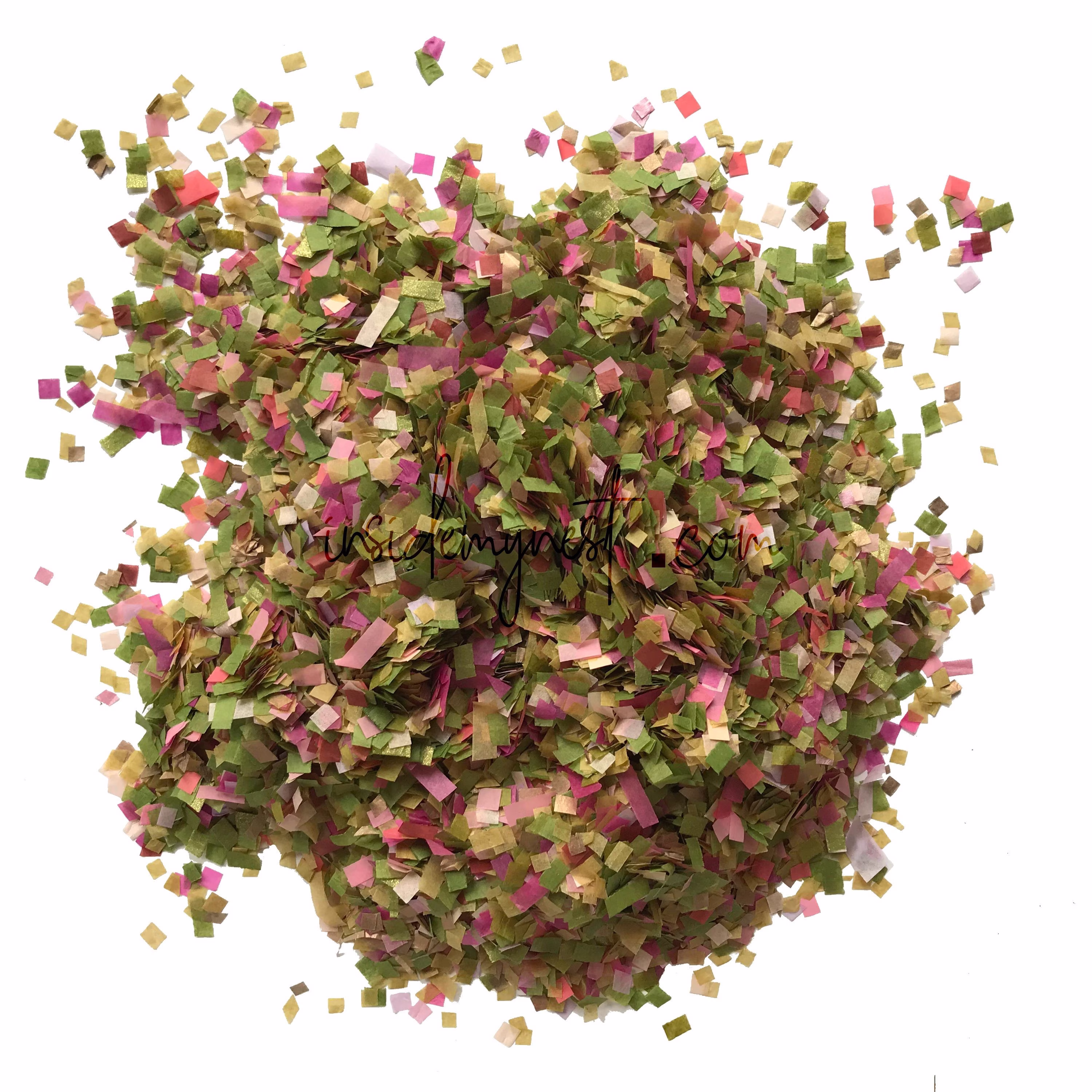 Vintage Fairy Garden Biodegradable Tissue Paper Confetti Mix