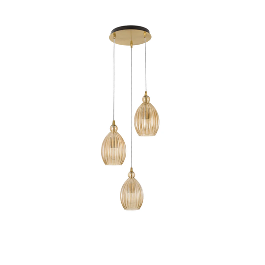 Demaio 3-Light Cluster Jar Pendant