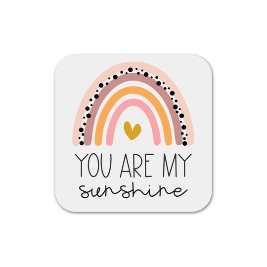 You Are My Sunshine Magnet, Rainbow Boho Rainbow, Fridge Kitchen Office Dishwasher Acrylic Magnet