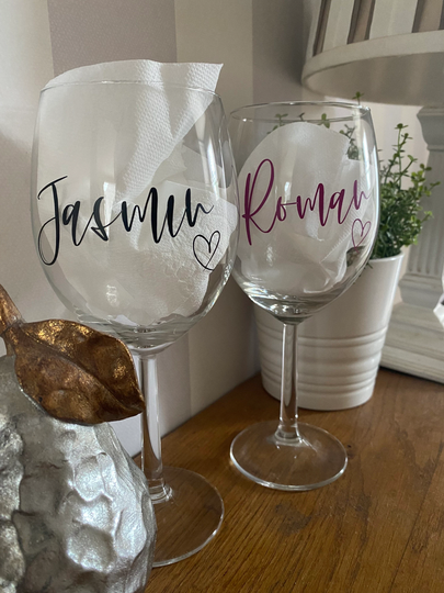 Personalised Wine Glasses