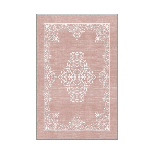 Amey Pink/White Rug