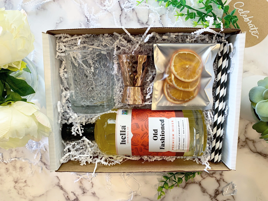 Old Fashioned Cocktail Kit Gift Box Set