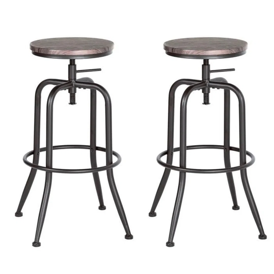 Blaris Height Adjustable Bar Stool