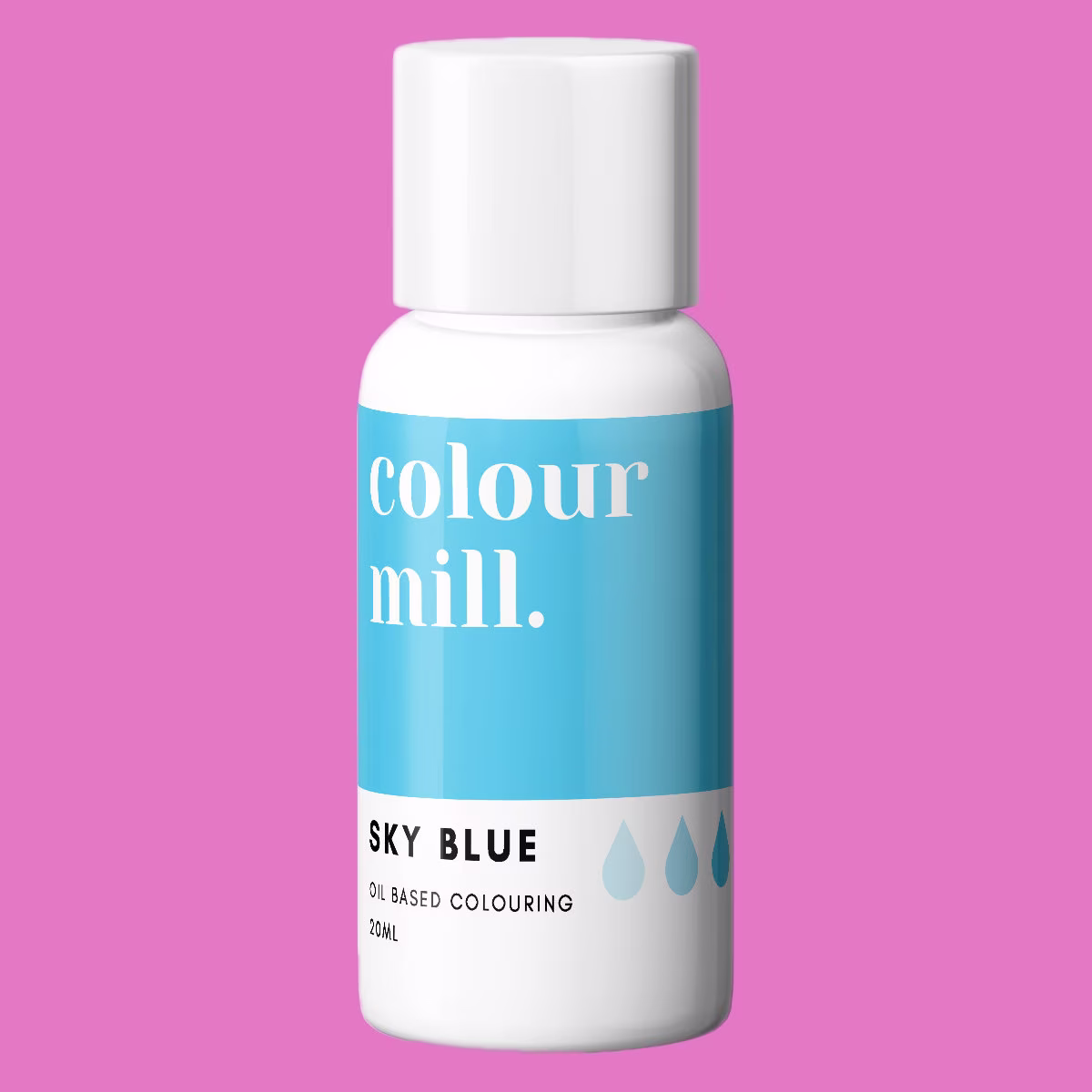 Sky Blue Colour Mill 20Ml High Strength Vegan Food Colouring Gluten Free Halal Kosher For Buttercream Cake Sponge Baking Decorating