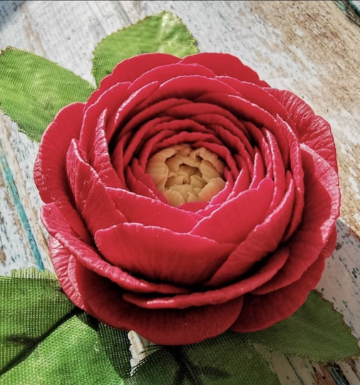 New 3D Ranunculus Silicone Mold Soap Silicone Resin Flower