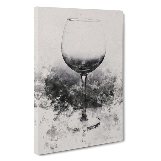 Reflection of the Wine Glass - Wrapped Canvas Graphic Art