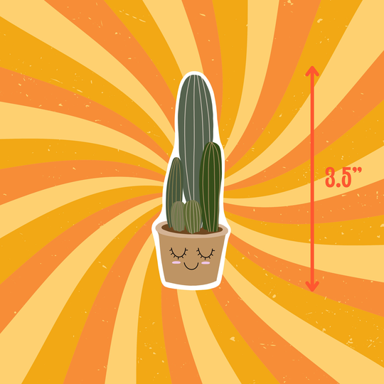 Cactus Magnet, Cute Plant Lover Gift, Car Magnet For Fridge, Locker, Birthday Gift Her, Small Gift
