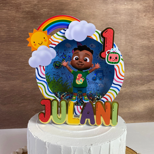 Cody Cake Topper, Cocomelon Party Decorations, Supplies, Centerpiece, Cocomelon Supplies