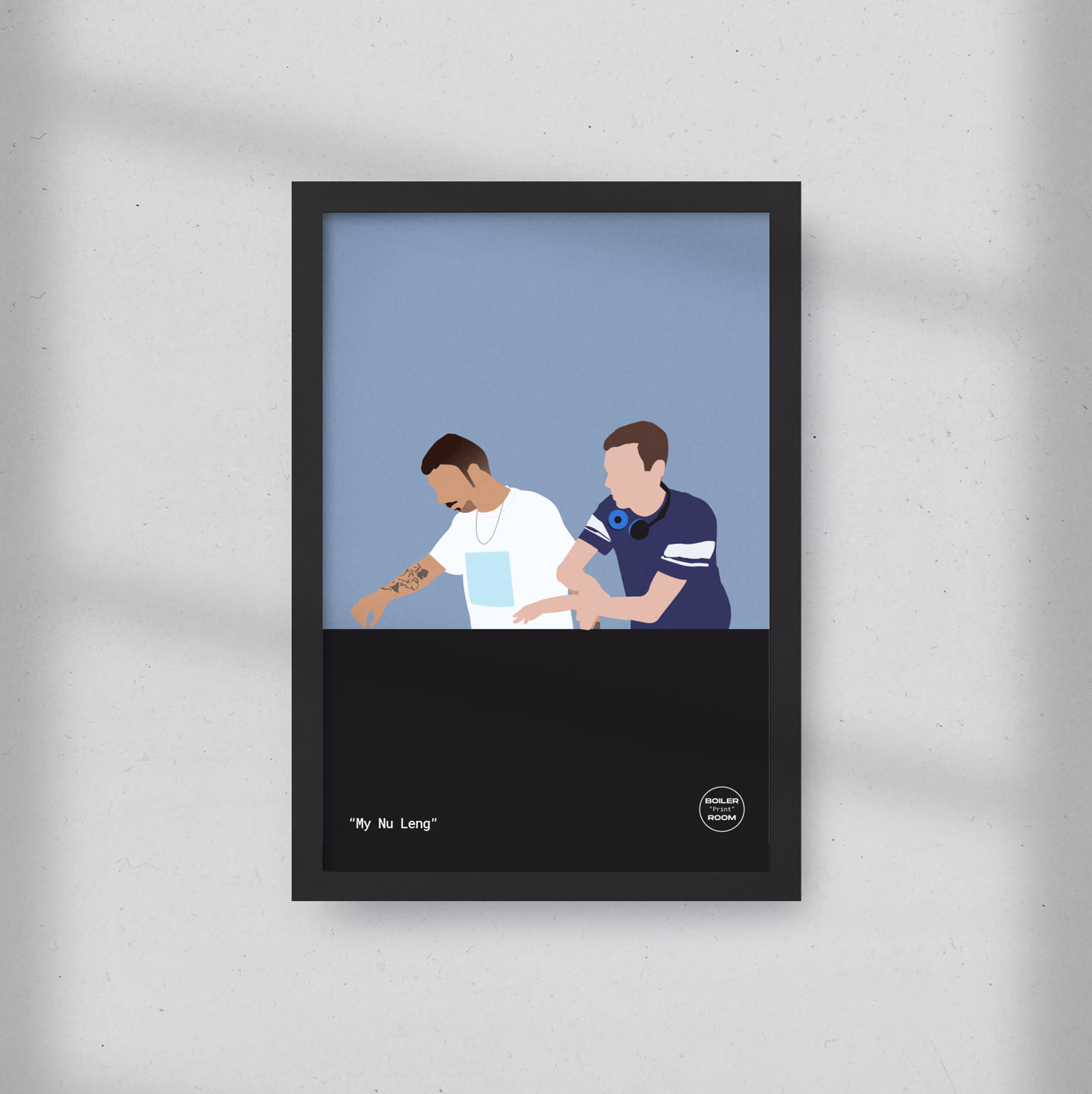 My Nu Leng By Boiler Print Room | Minimal Gift For Music Lovers Soul Shake, See It, Acendance, Gully