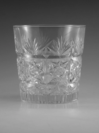 Thomas Webb Crystal - Sheraton Cut Whisky Tumbler Glass/Glasses 3