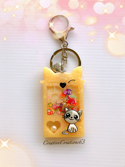 Meow 1-0F-A-Kind Shaker Charm