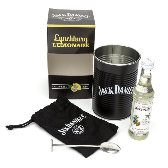 Jack Daniels No7 Lynchberg Lemonade Cocktail Kit Tin Mug Home Bar Pub Drink Gift