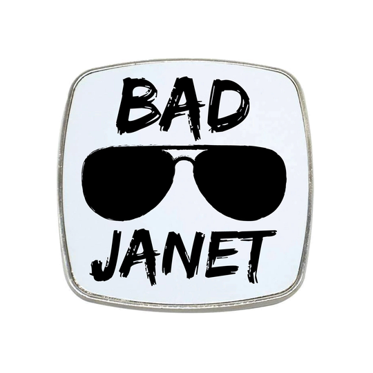 Bad Janet - The Good Place Inspired Square Magnet Metal Framed
