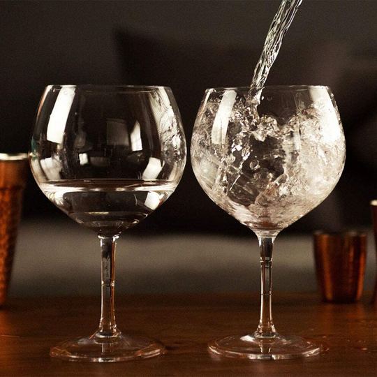Wine Glasses, Set of 2 Large 500ml Copa De Balloon Gin Glasses Large Round