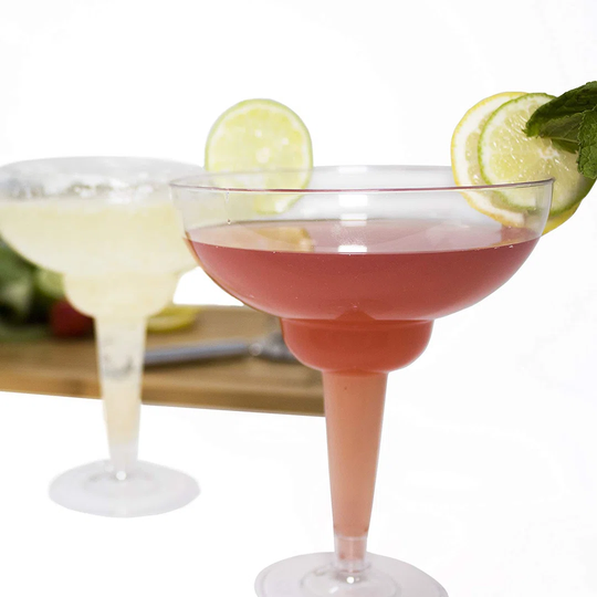 10 Piece 360ml Plastic Margarita Glass