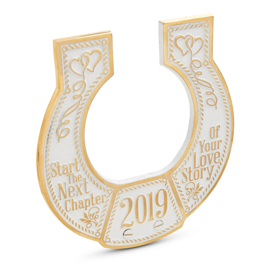 The Metal Foundry Wedding Gift 2019 Lucky Brass Horseshoe Idea For Special Couple Or Bride. Home Décor Ornament Bouquet Topper